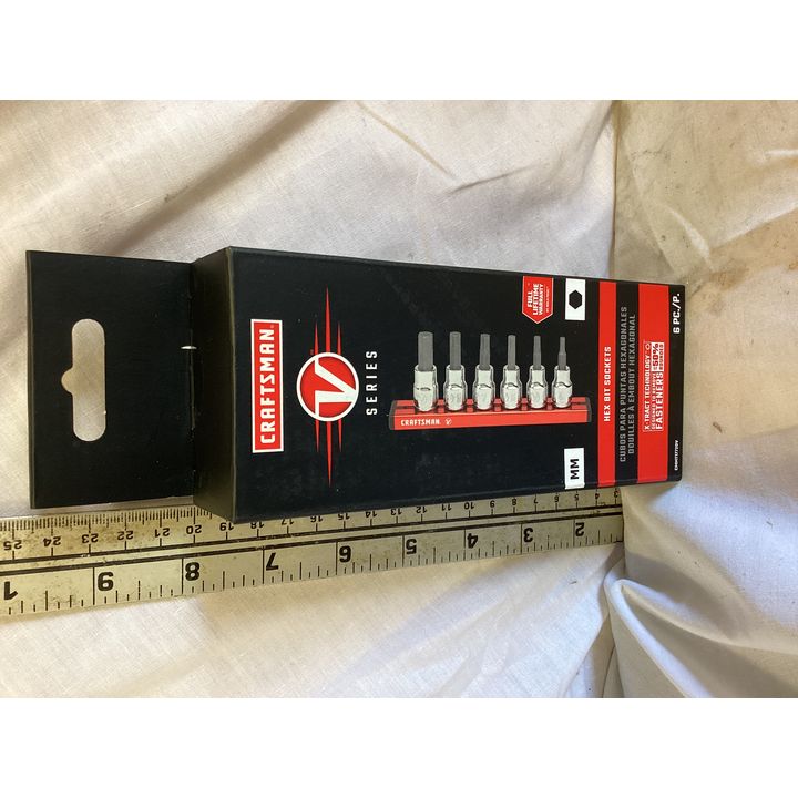 Craftsman 6pc Hex Bit Sockets