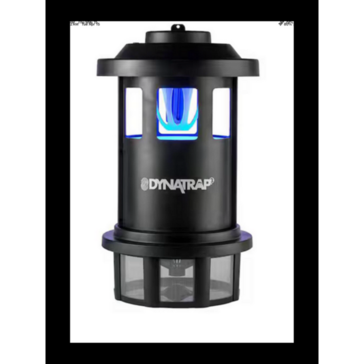 DynaTrap Insect Trap 3-Way Insect Control- 3/4 Acre. 3,000 Meters Coverage- Black