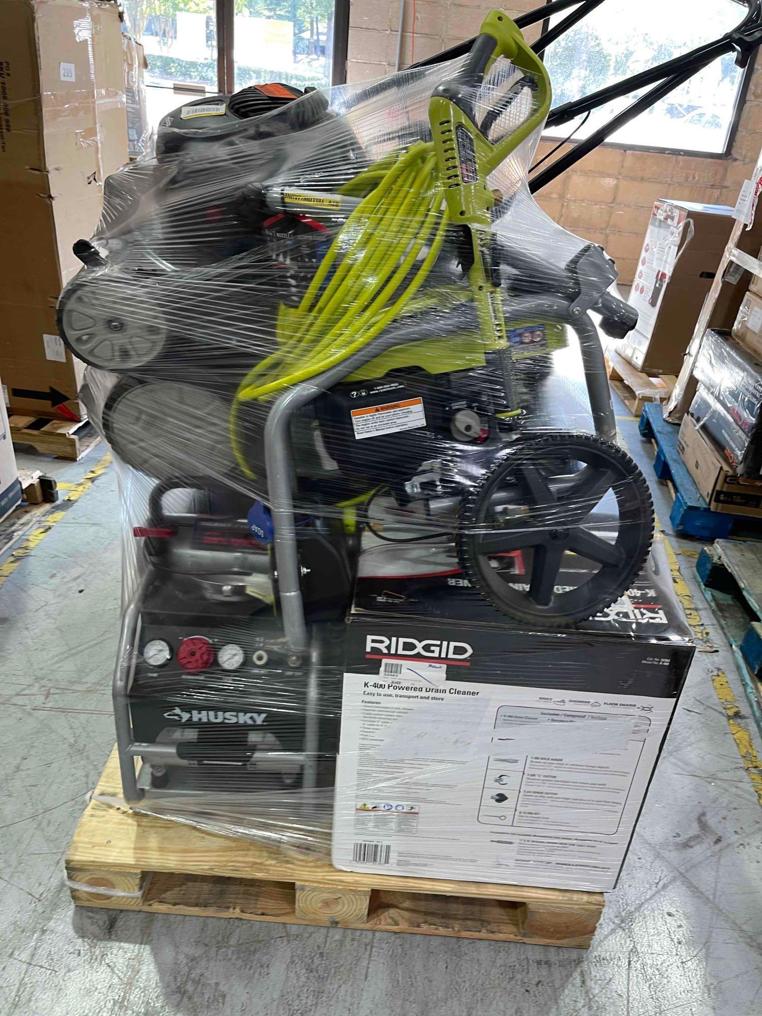 Air Compressor, Pressure Washer, Push Mowers Triangle Liquidators