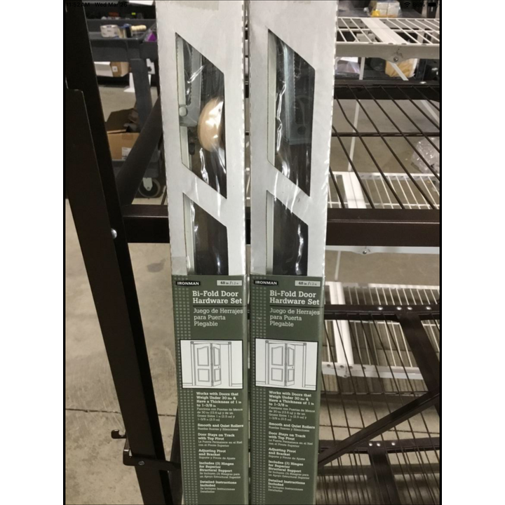 BUYING (2) Ironman Bi-Fold Door Hardware Set- 48''
