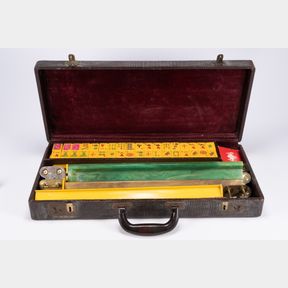 Chinese Mah Jong Set Early 20th Century 152pcs