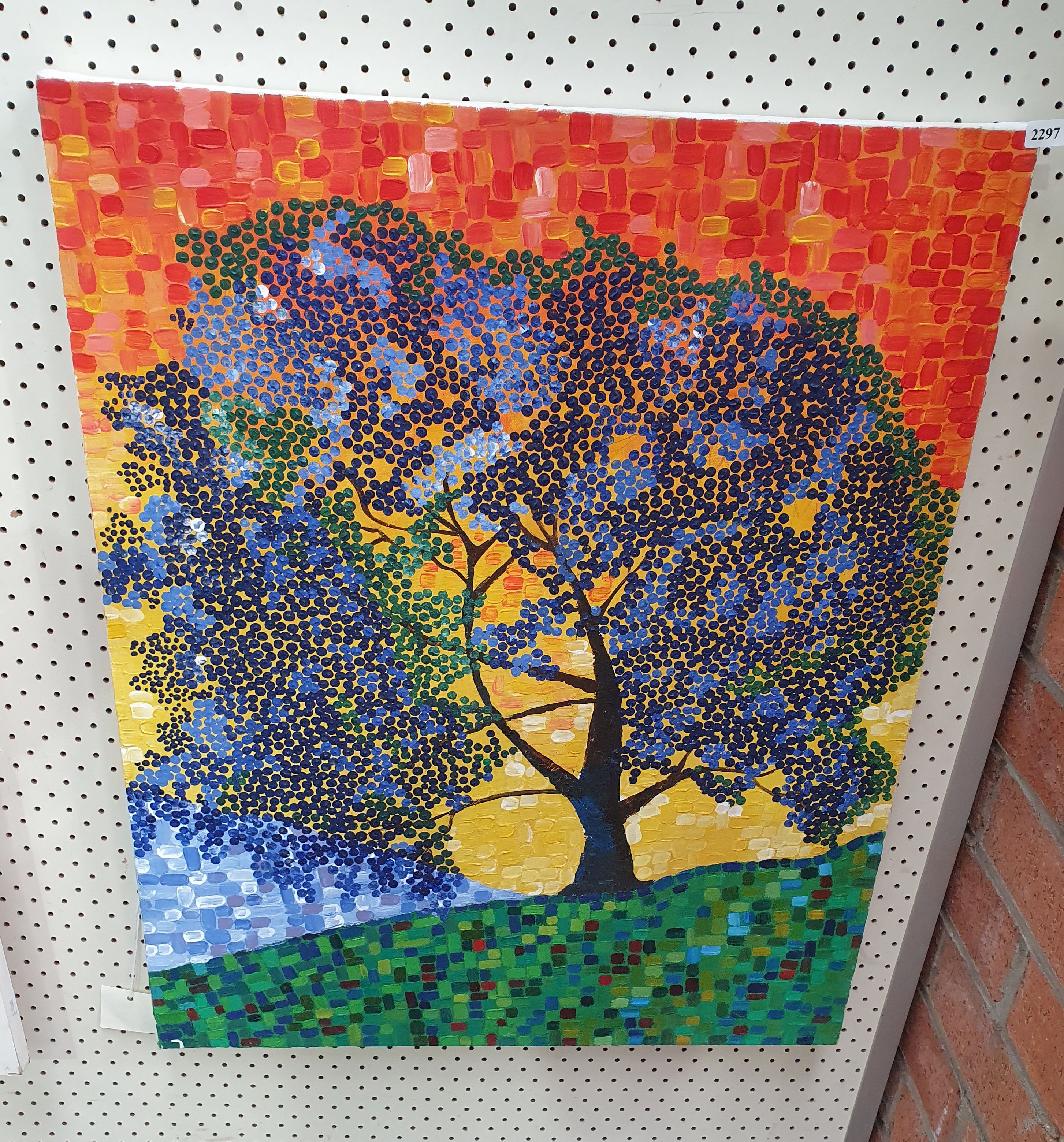 232 · A PAINTING ON STRETCHED CANVAS
