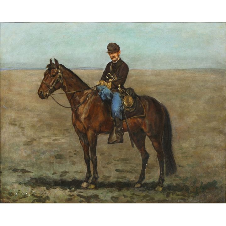 Painting, Circle of Frederic Remington