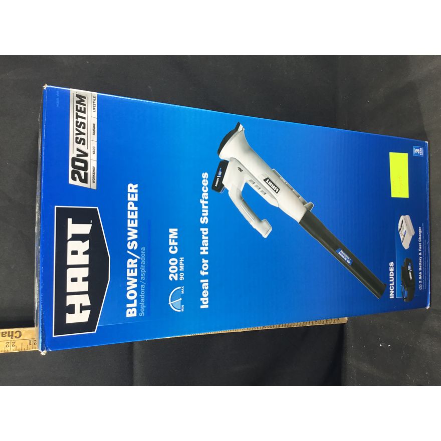 Hart Blower Sweeper 20V Includes Battery & Charger