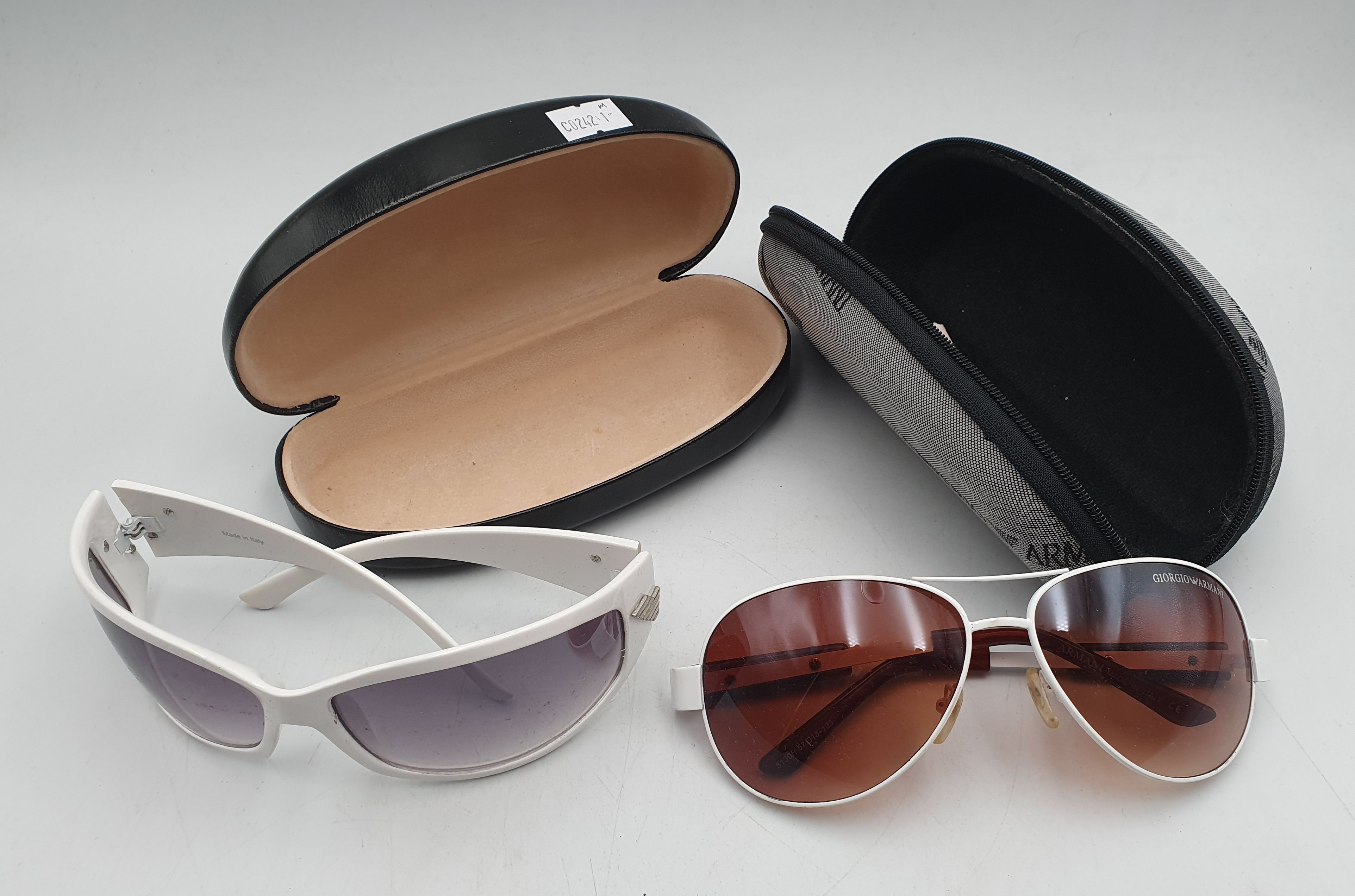 364 · TWO PAIRS OF DESIGNER GLASSES AND CASES