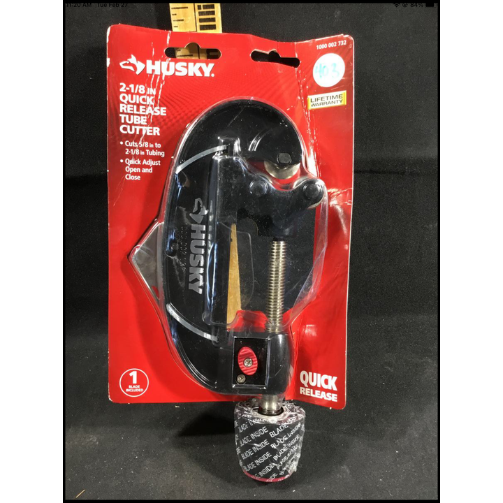 Husky 2-1/8" Quick Release Tube Cutter - Cuts 5/8" to 2-1/8" Tubing
