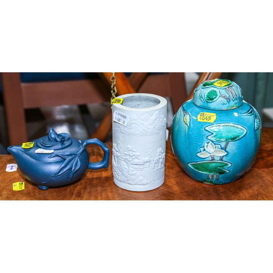 Three Pieces of Chinese Export Ware