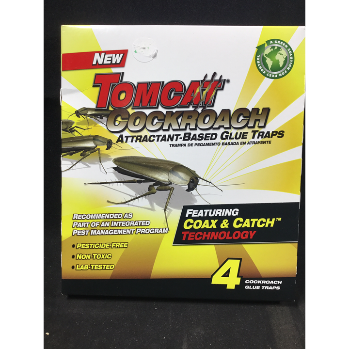 Tomcat Cockroach Attractant Based Glue Traps 4pk