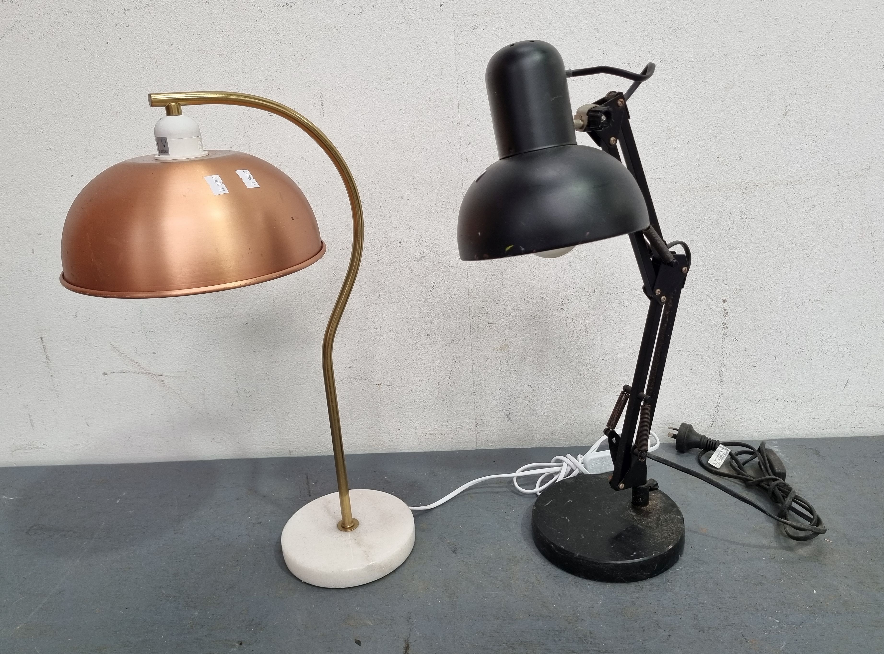 Two Desk Lamps