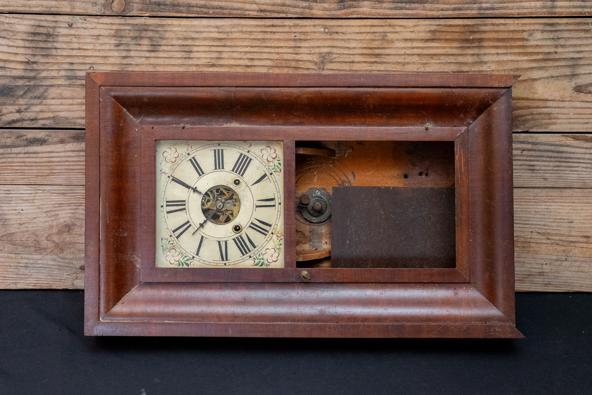Antique Box Clock | Harritt Group, Inc