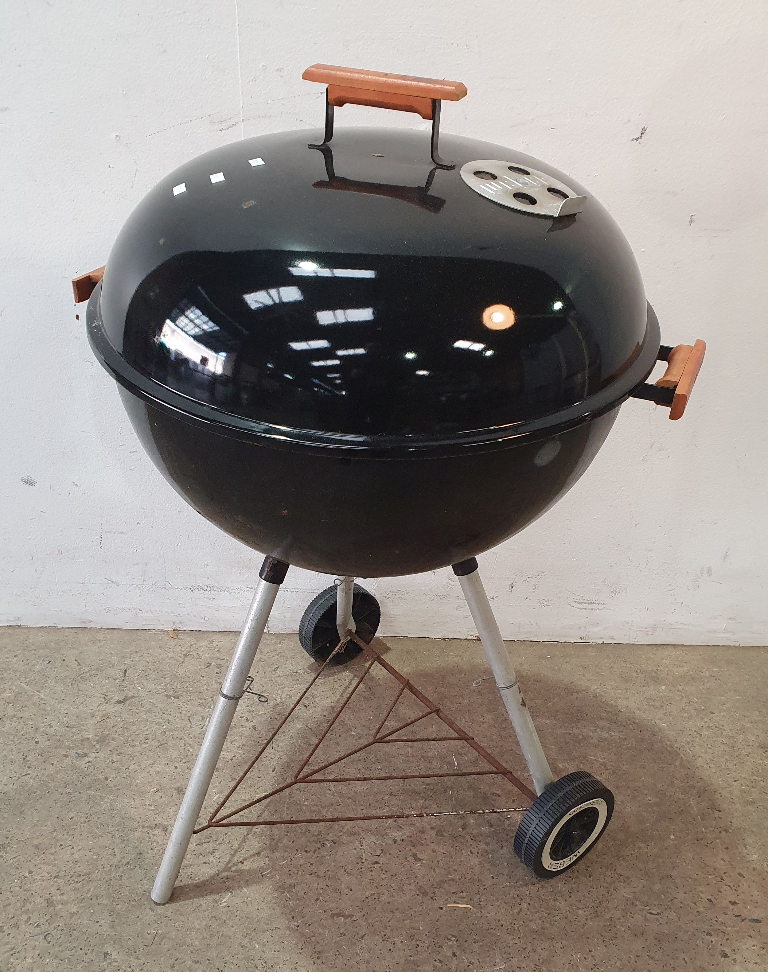 A Webber Charcoal Bbq
