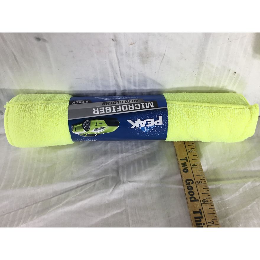 Peak Microfiber Auto Cloths 3 Pack