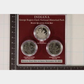 2017-P/D/S GEORGE ROGERS CLARK N.P. QUARTER SET