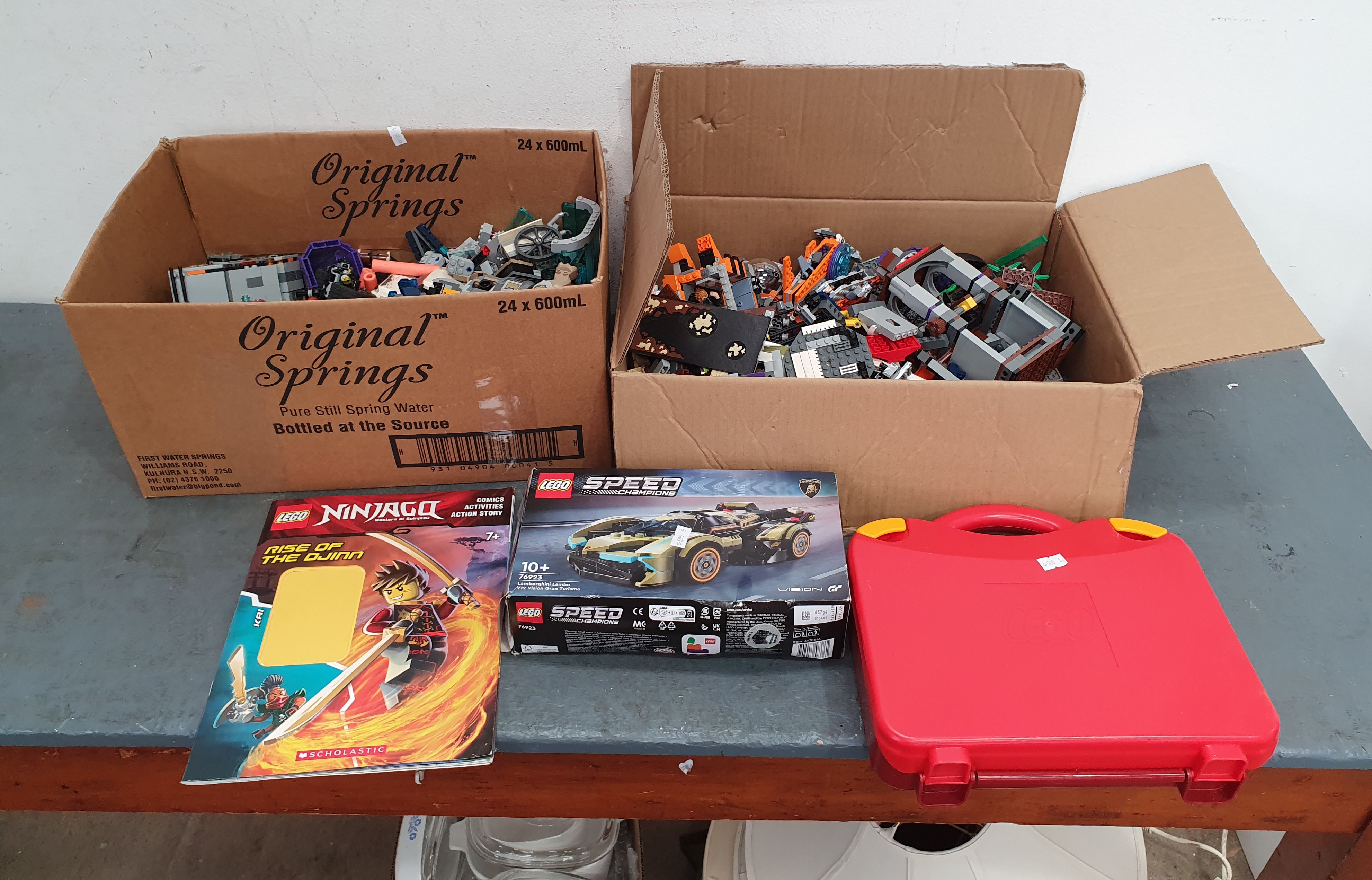 TWO BOXES OF LEGO