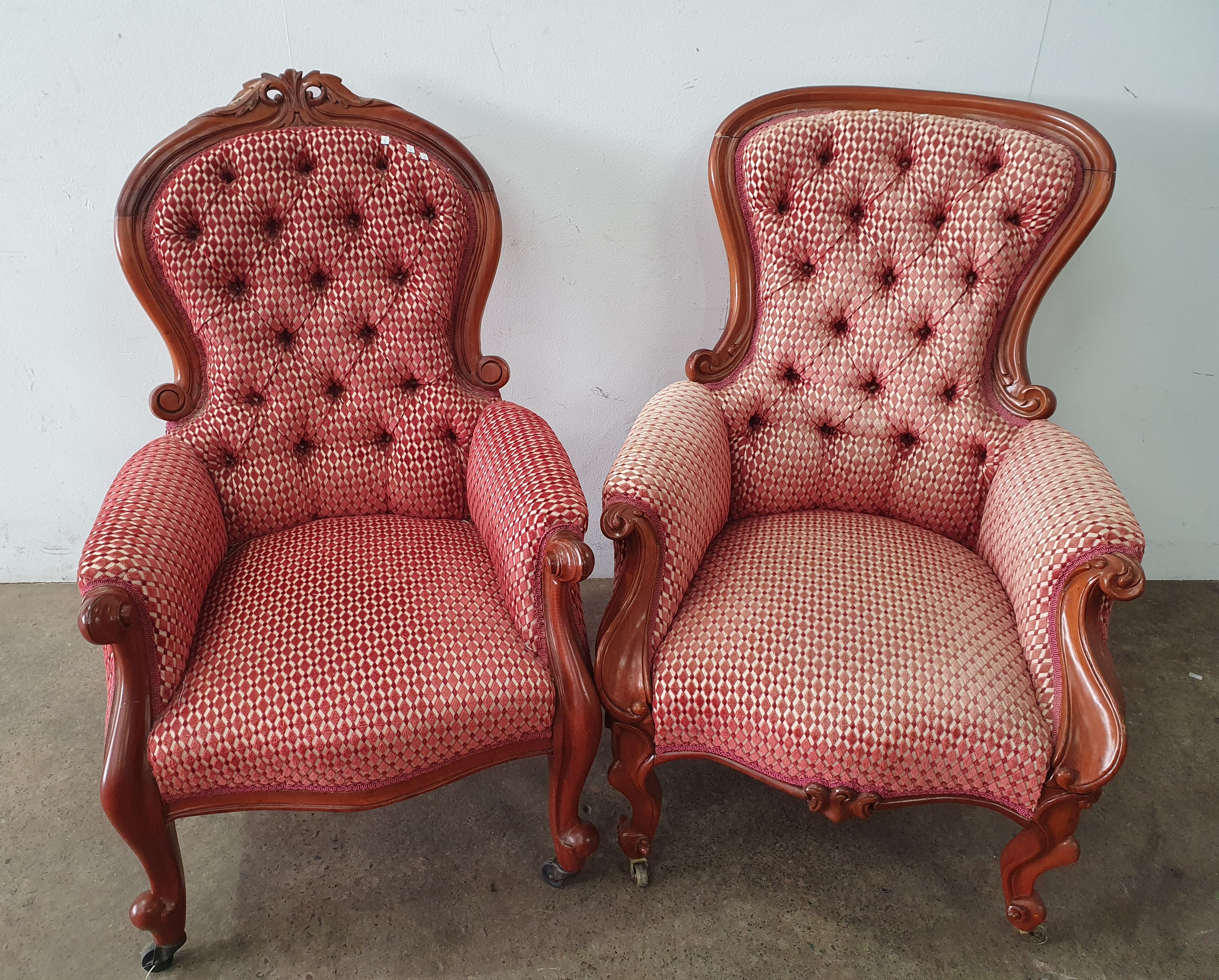 2022 · TWO COLONIAL CEDAR GRANDFATHER CHAIRS