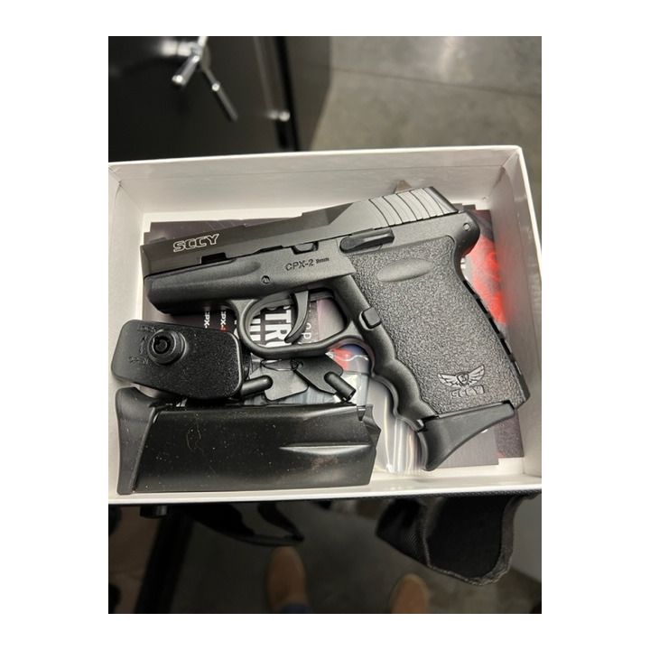 Sccy CPX-2CB Black Steel 9mm Semi-Automatic Pistol - NO Safety