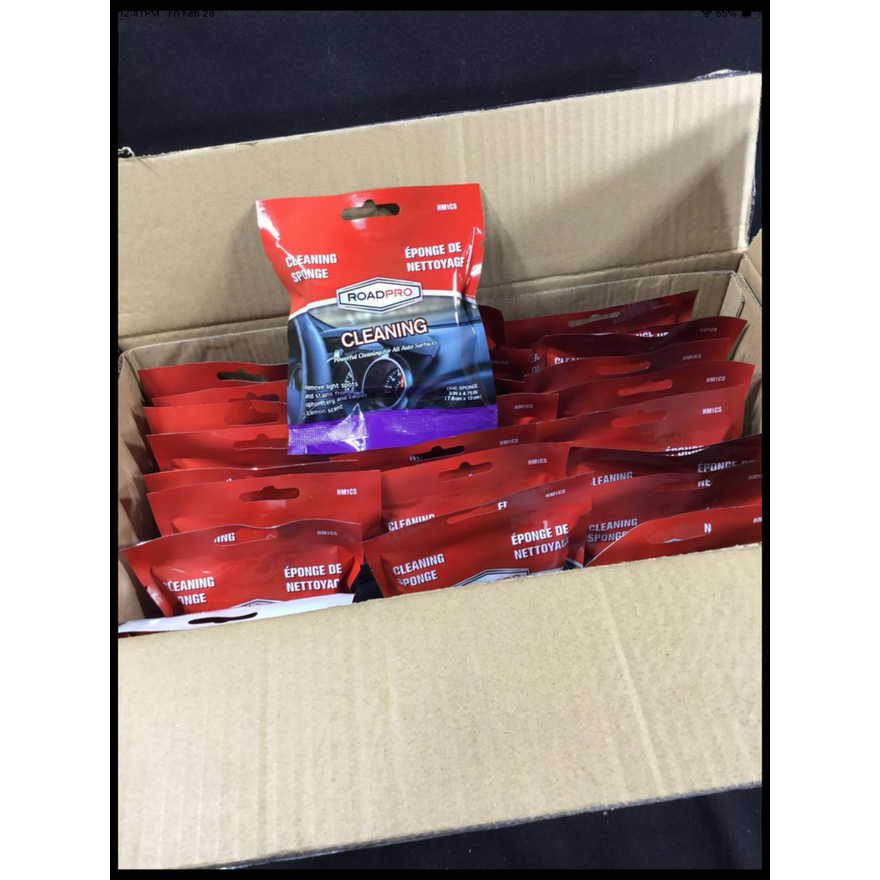 BUYING A Whole Case (24) Road Pro Cleaning Sponges