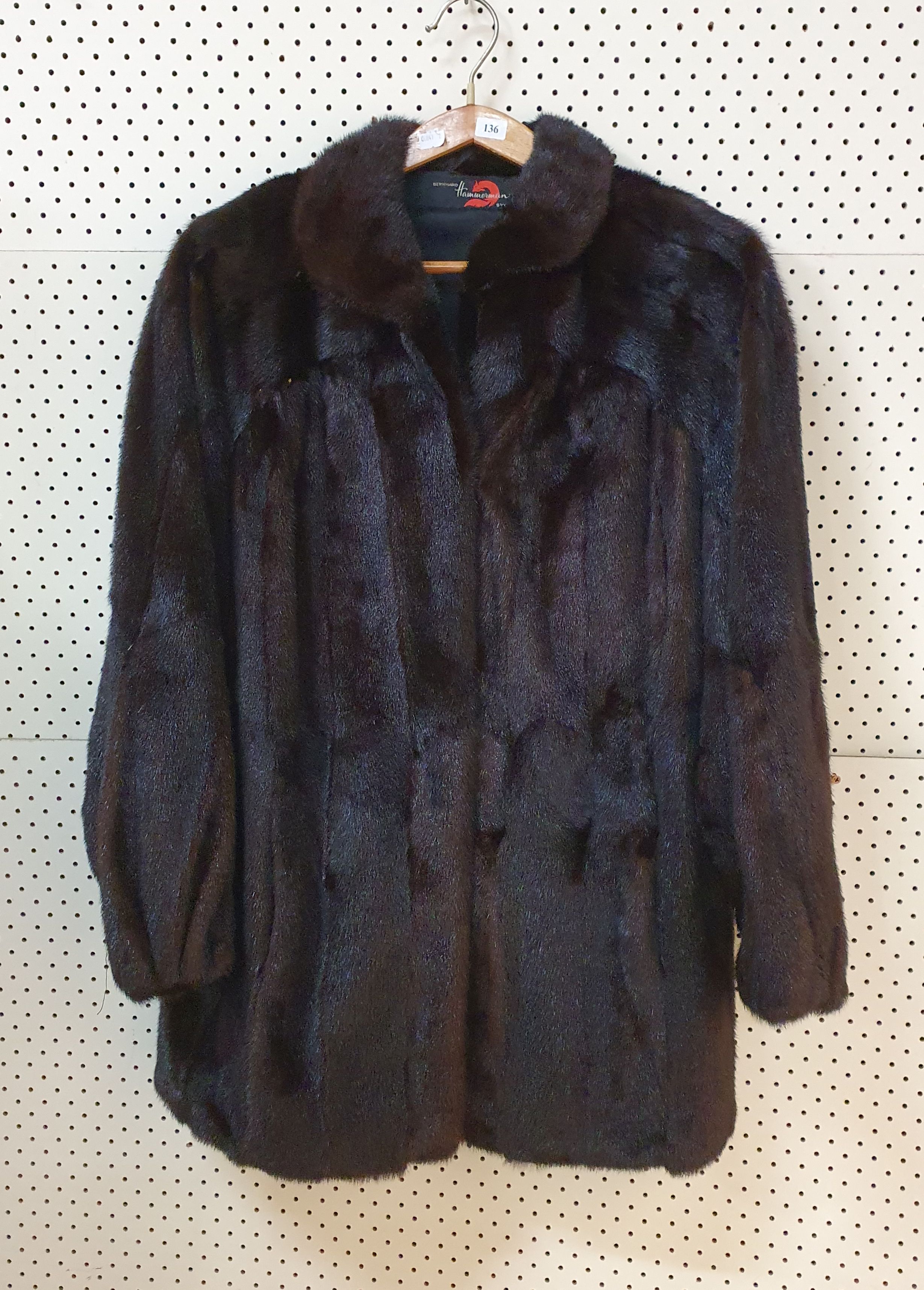 136 · A BERNHARD HAMMERMAN FUR COAT