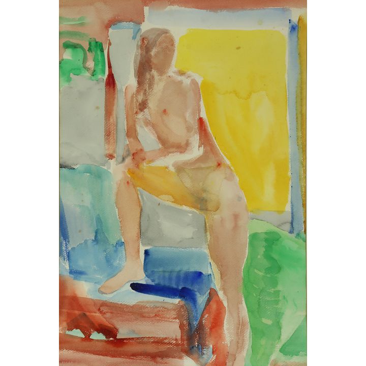 Watercolor, San Francisco Bay Area Figurative School, Jack Freeman