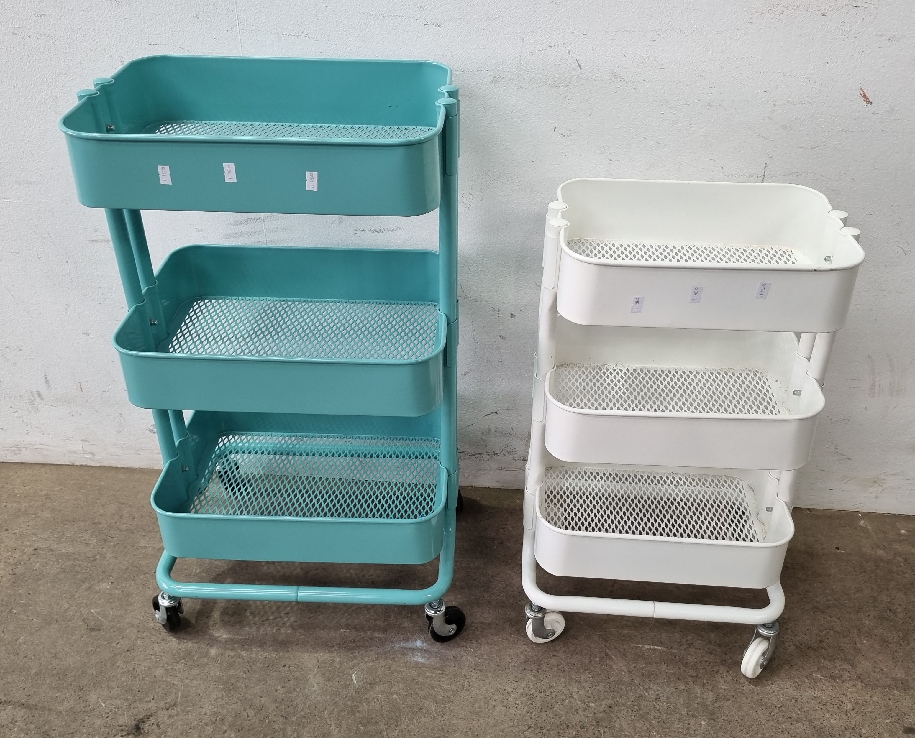 Two Various Metal Trolleys