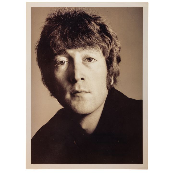 Richard Avedon. "John Lennon," silver print