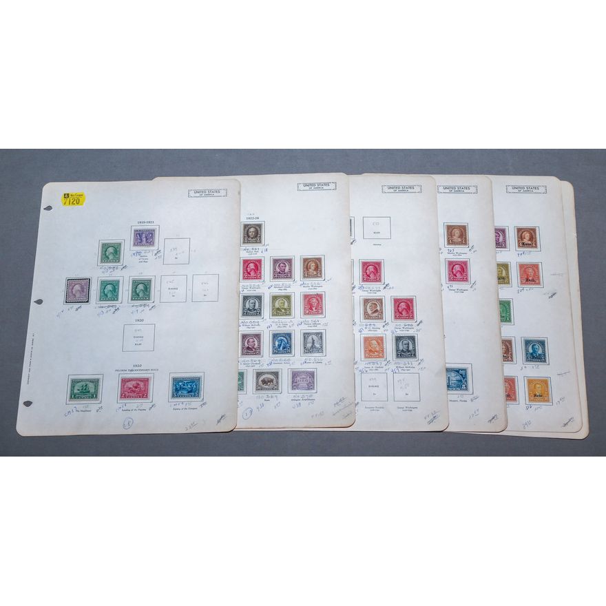 U.S. Postage Stamps, 1919-'30