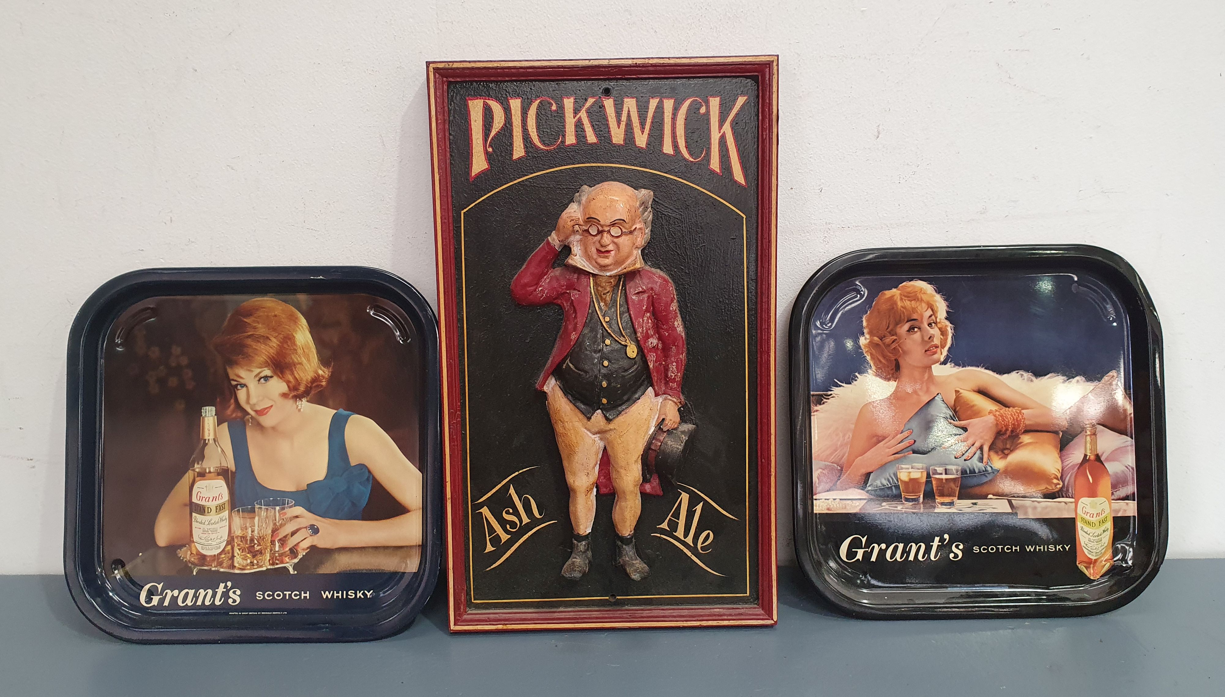 A Group Of Alcohol Memorabilia