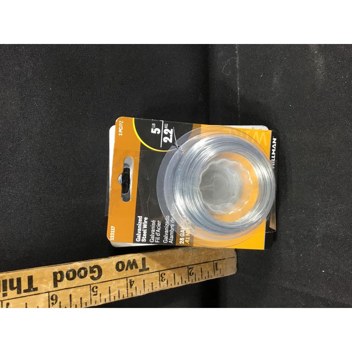 (Buying 2) Galvanized Steel Wire 5LB/2.2KG 100 FT 28 Gauge