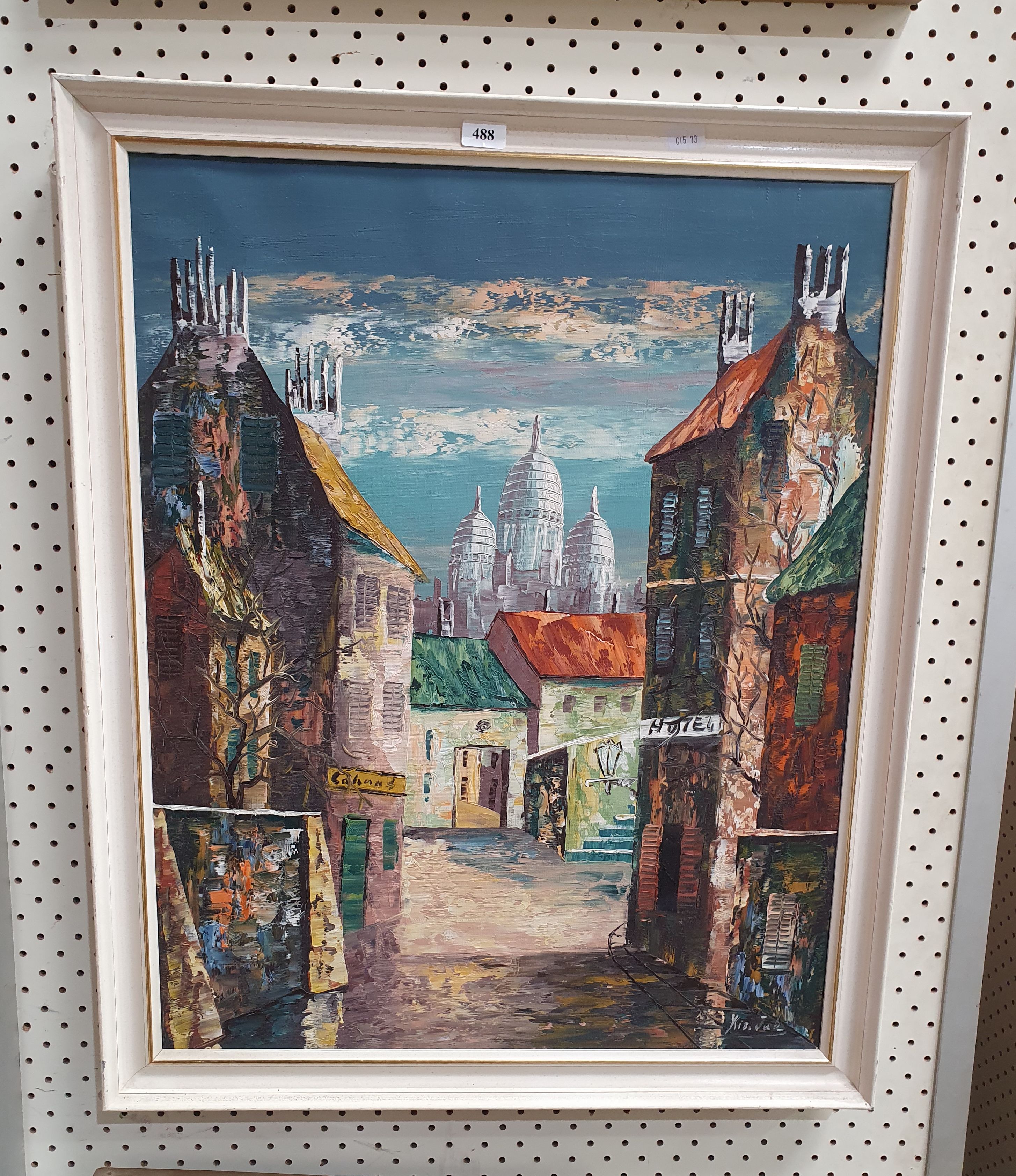 A FRAMED PAINTING