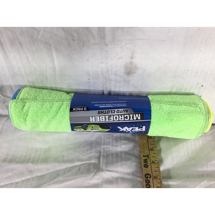 Peak Microfiber Auto Cloths - 3 Pack