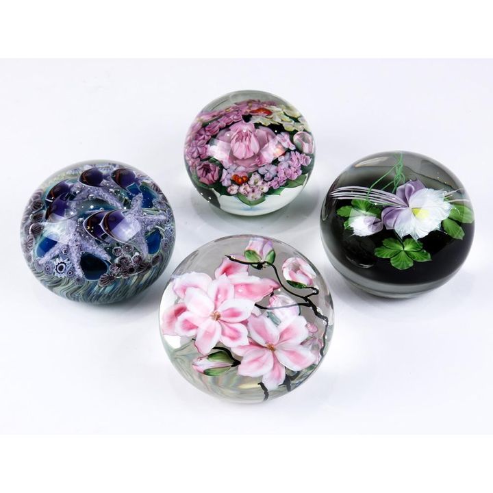 Daniel Salazar for Lundberg Studios paperweight group