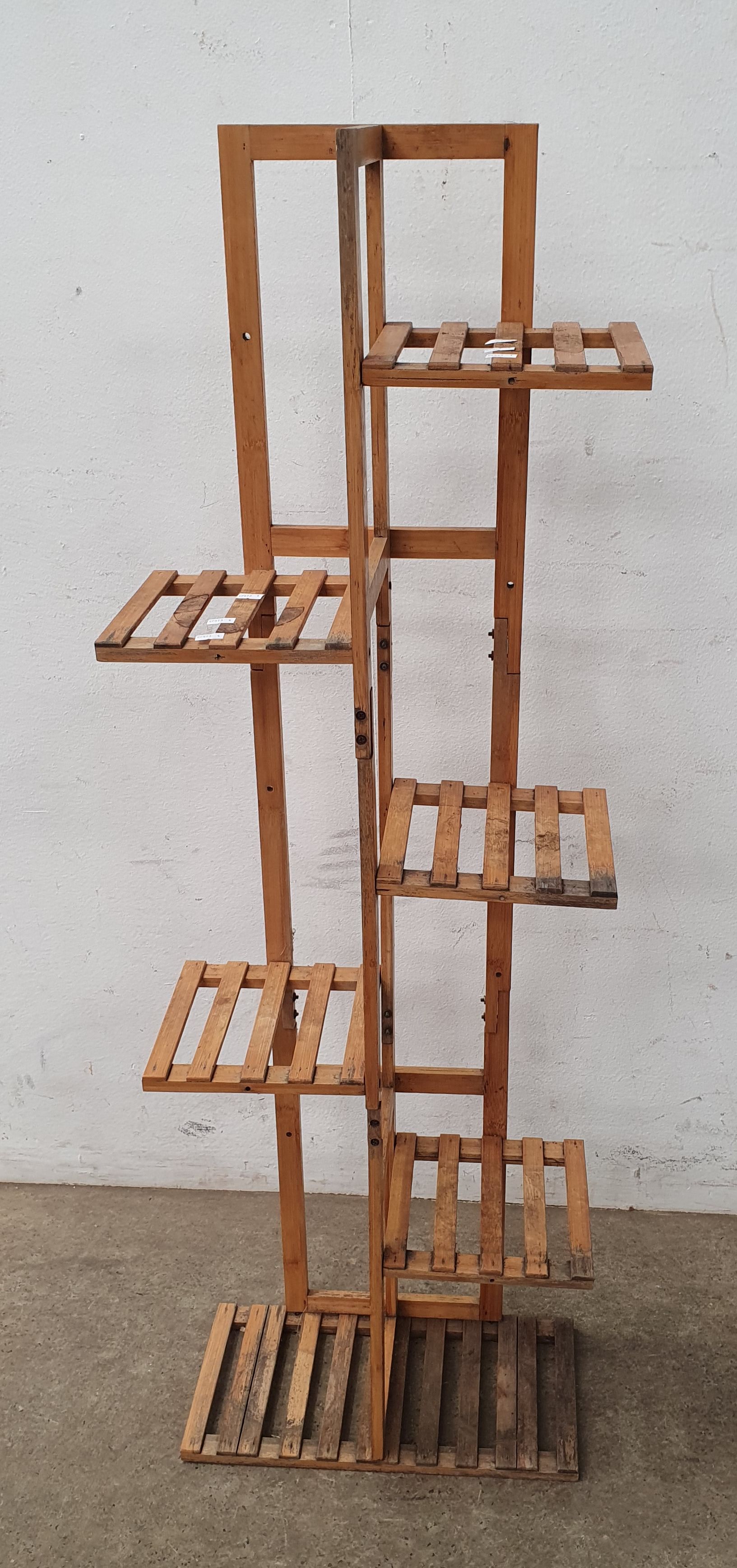 A Timber Plant Shelf