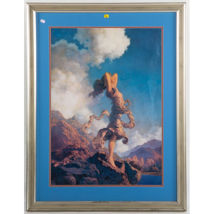 Framed Poster of Maxfield Parrish's "Ecstacy"