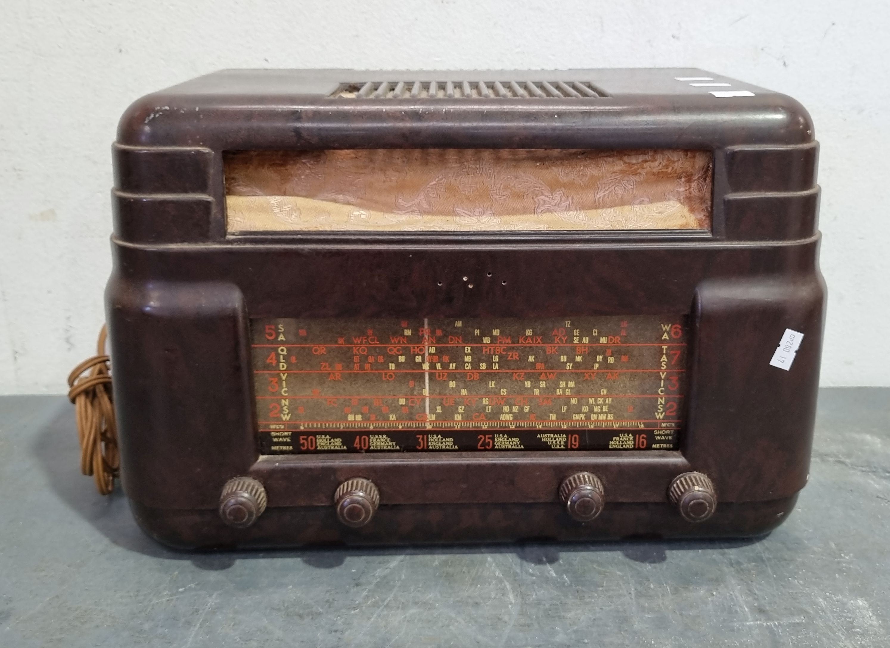 A Bakelite Radio