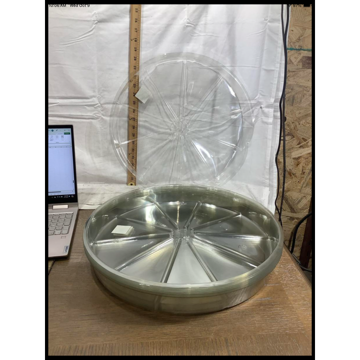 BUYING A 15pk Of Vigoro 17'' Clear Plastic Saucers