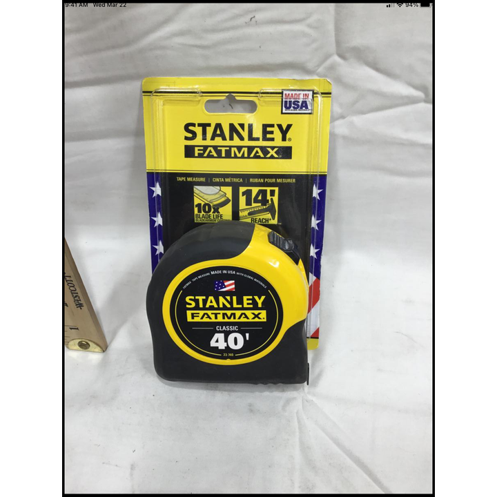 Stanley FatMax 40' Classic Tape Measure