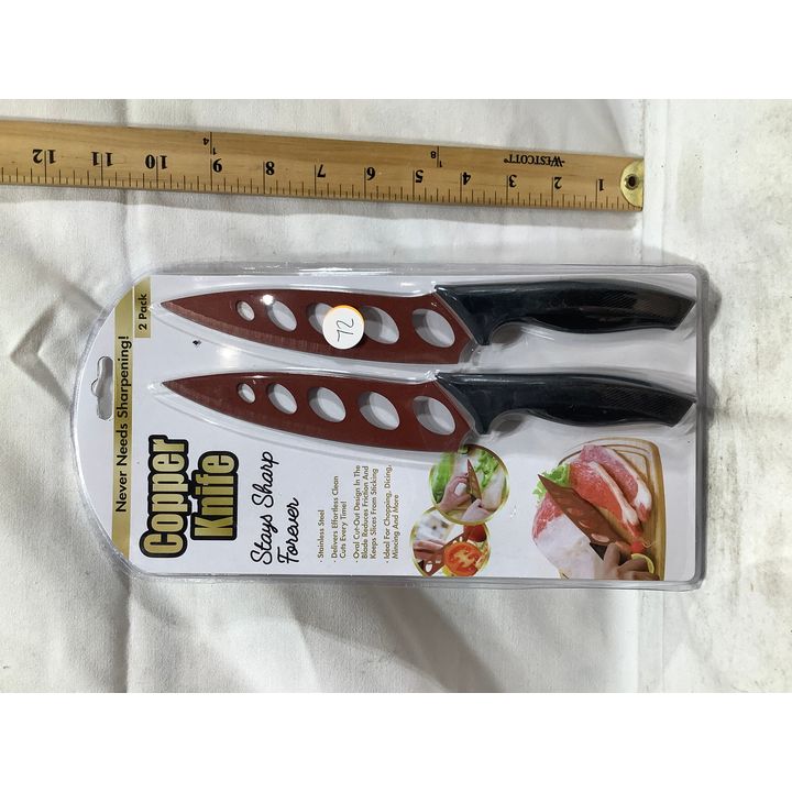 Copper Knife 2pc Stainless Steel Knife Set