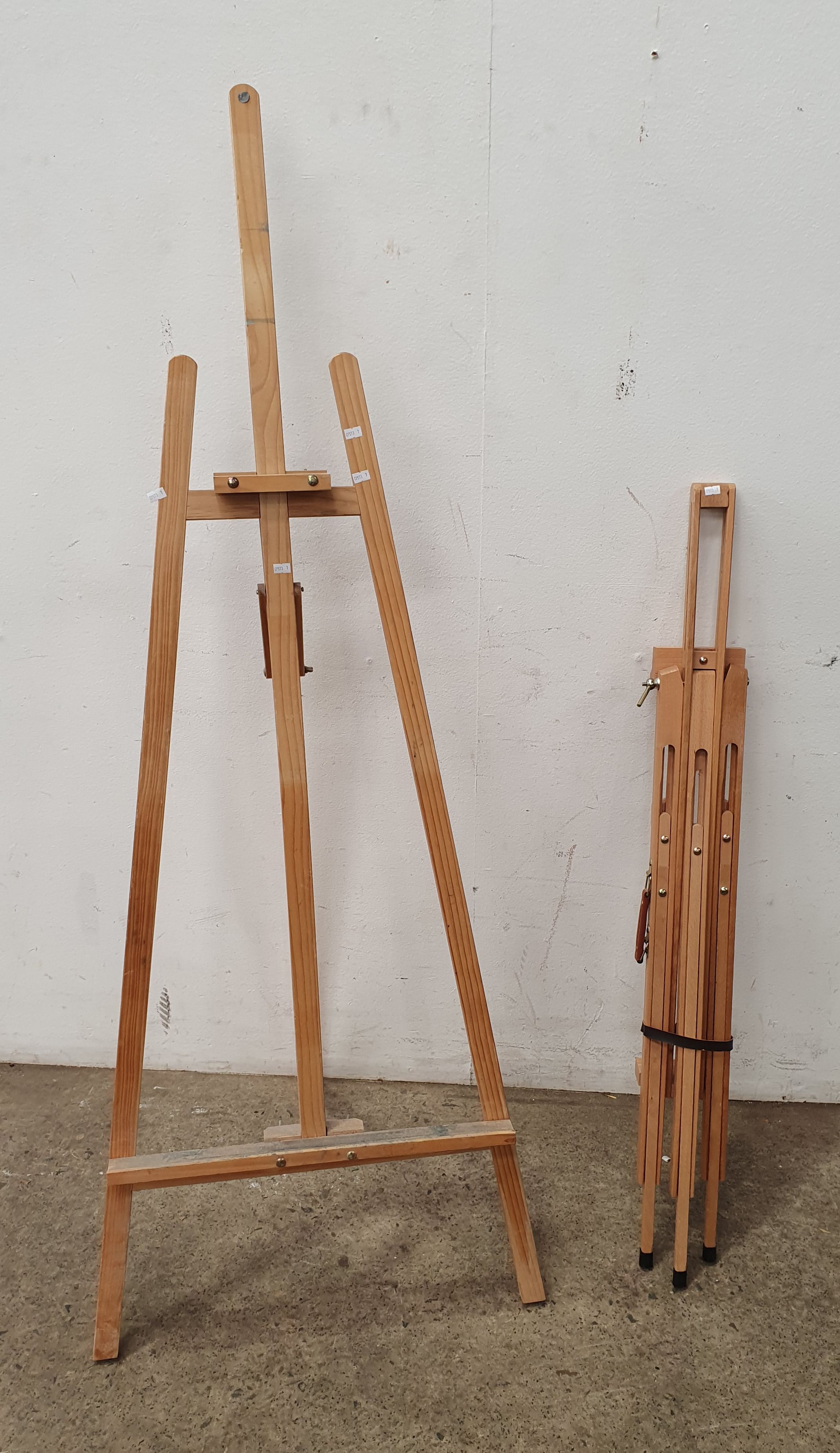 1177 · A PAIR OF VARIOUS ARTIST EASELS