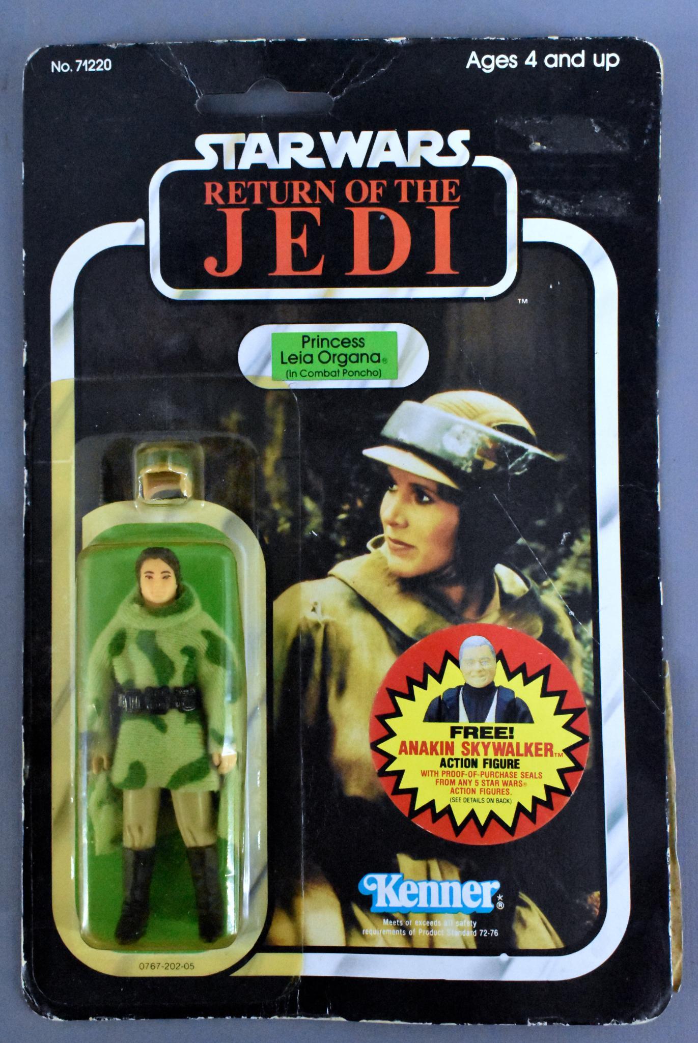 Star Wars ROTJ Princess Leia in combat poncho action figure MOC 77