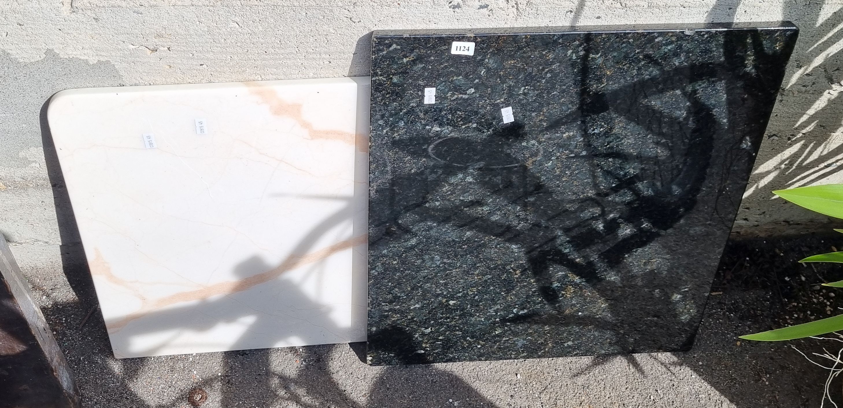 Two Various Slabs Of Granite