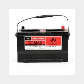 Motorcraft Tested Tough MAX Top Post Vehicle Battery Part BXT65850 (location Z)