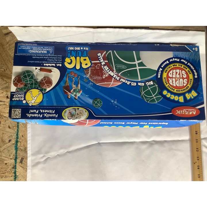 Majik Big Bocce- Super Sized, Eight Supersized Bocce Balls