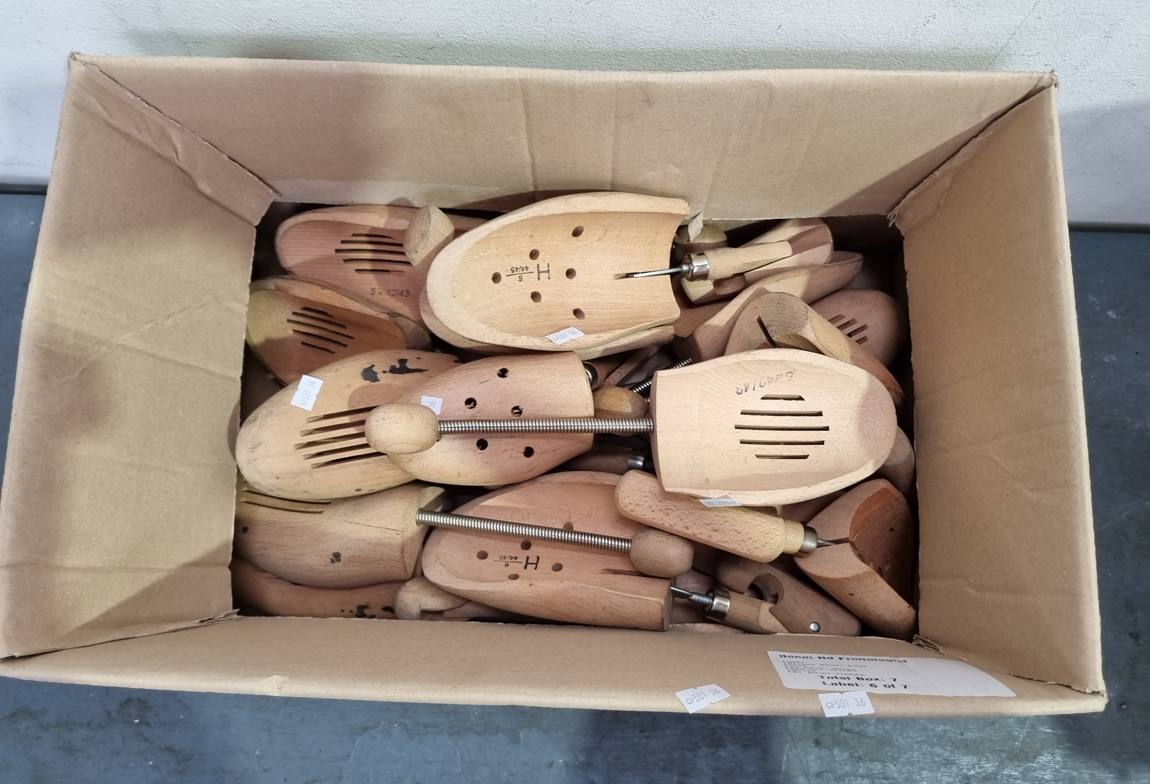 A Box Of Shoe Stretchers