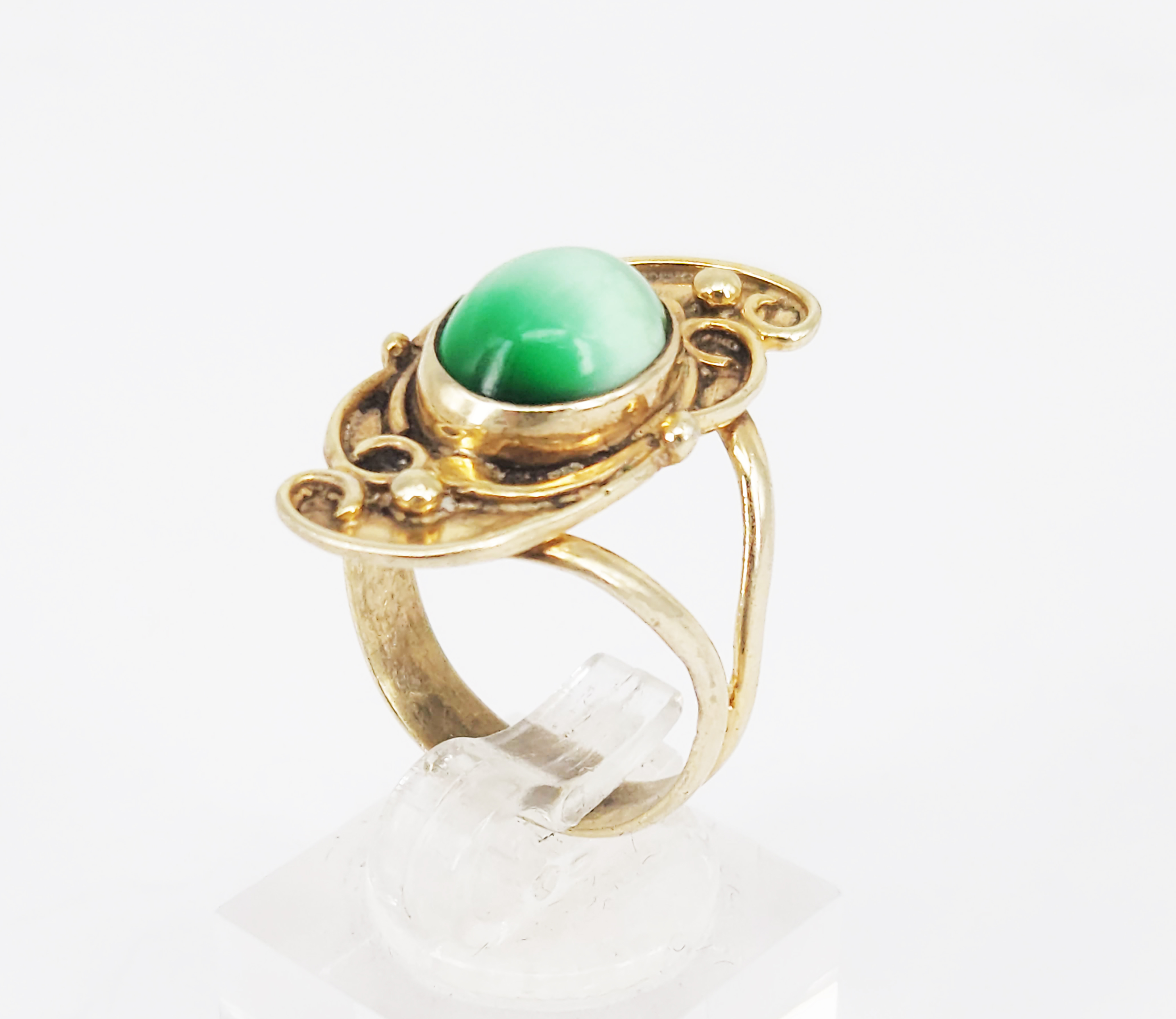 A Vintage Silver Gilt Ring