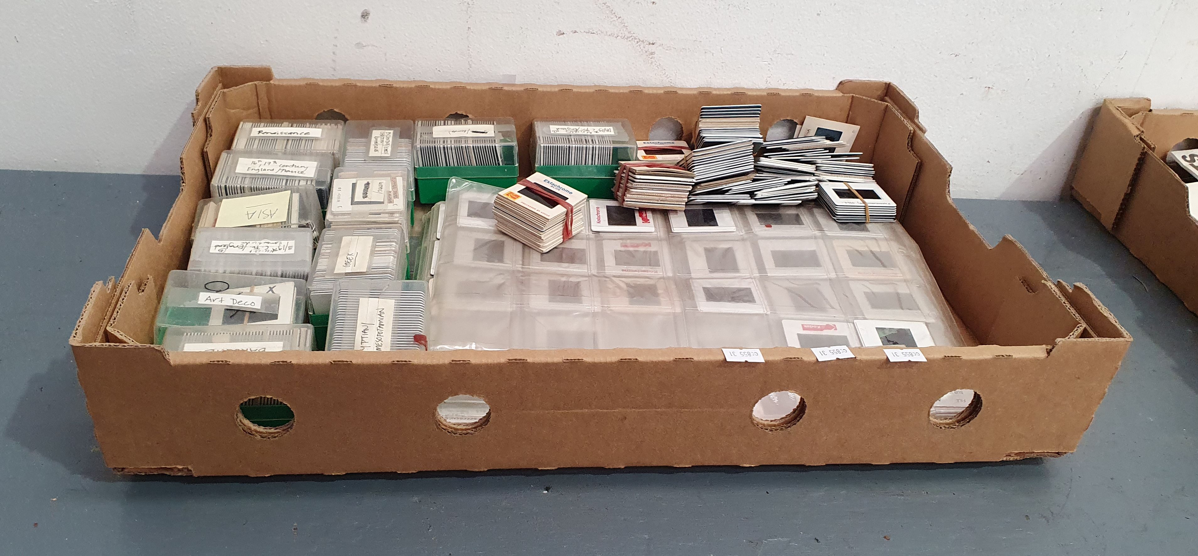 1279 · A BOX OF VARIOUS SLIDES