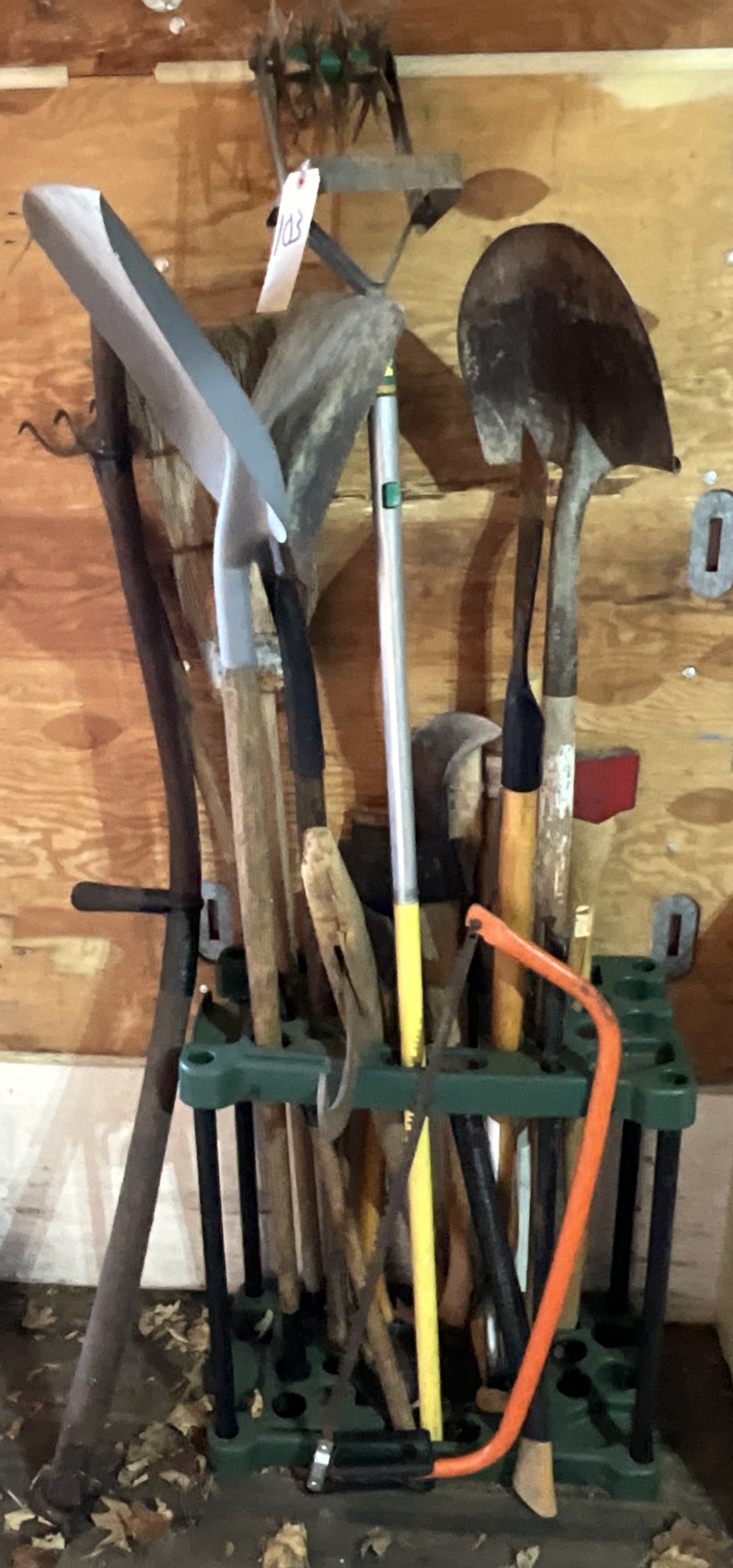 ASSORTED HAND TOOLS AND HAND TOOL HOLDER. Teel Auctions