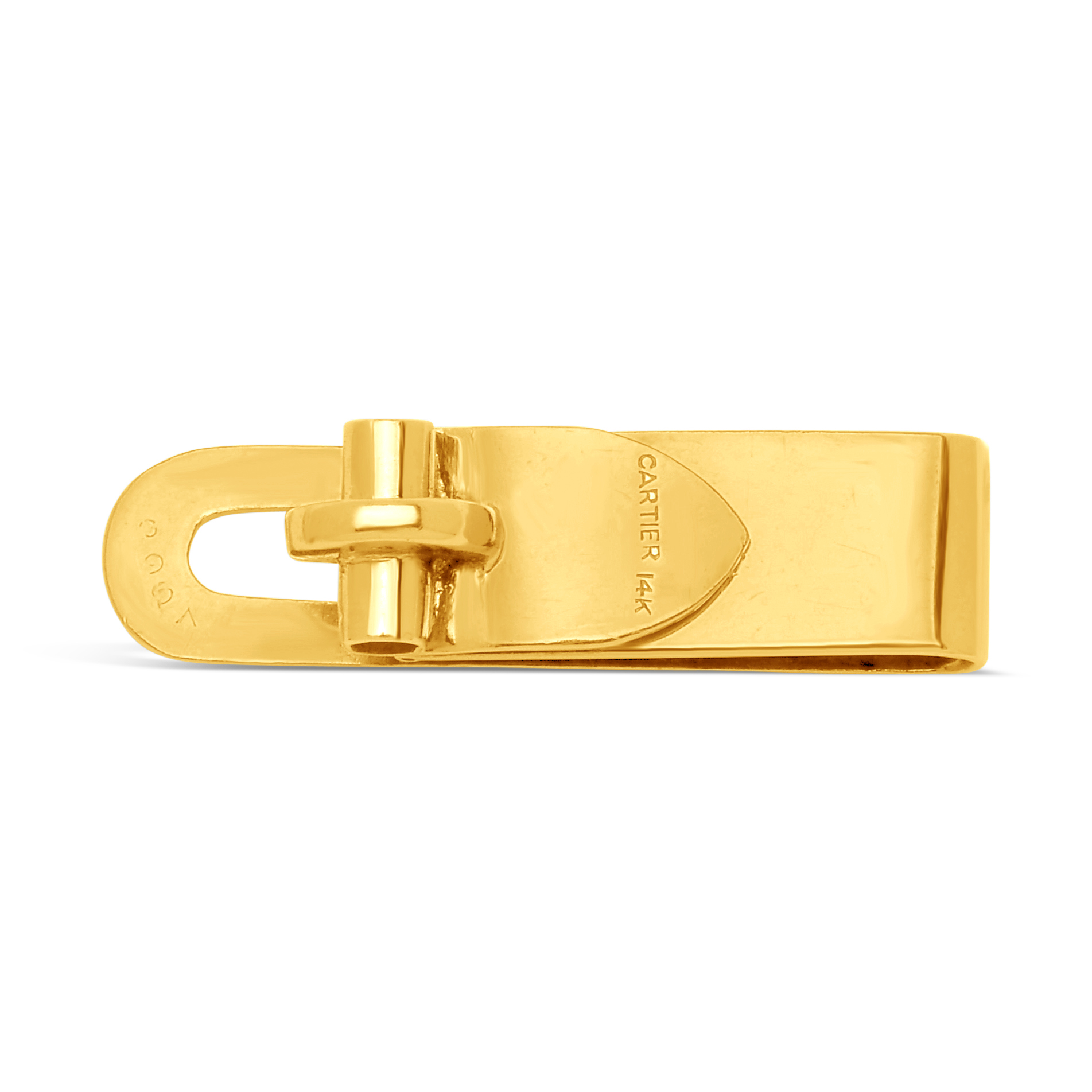 cartier gold money clip