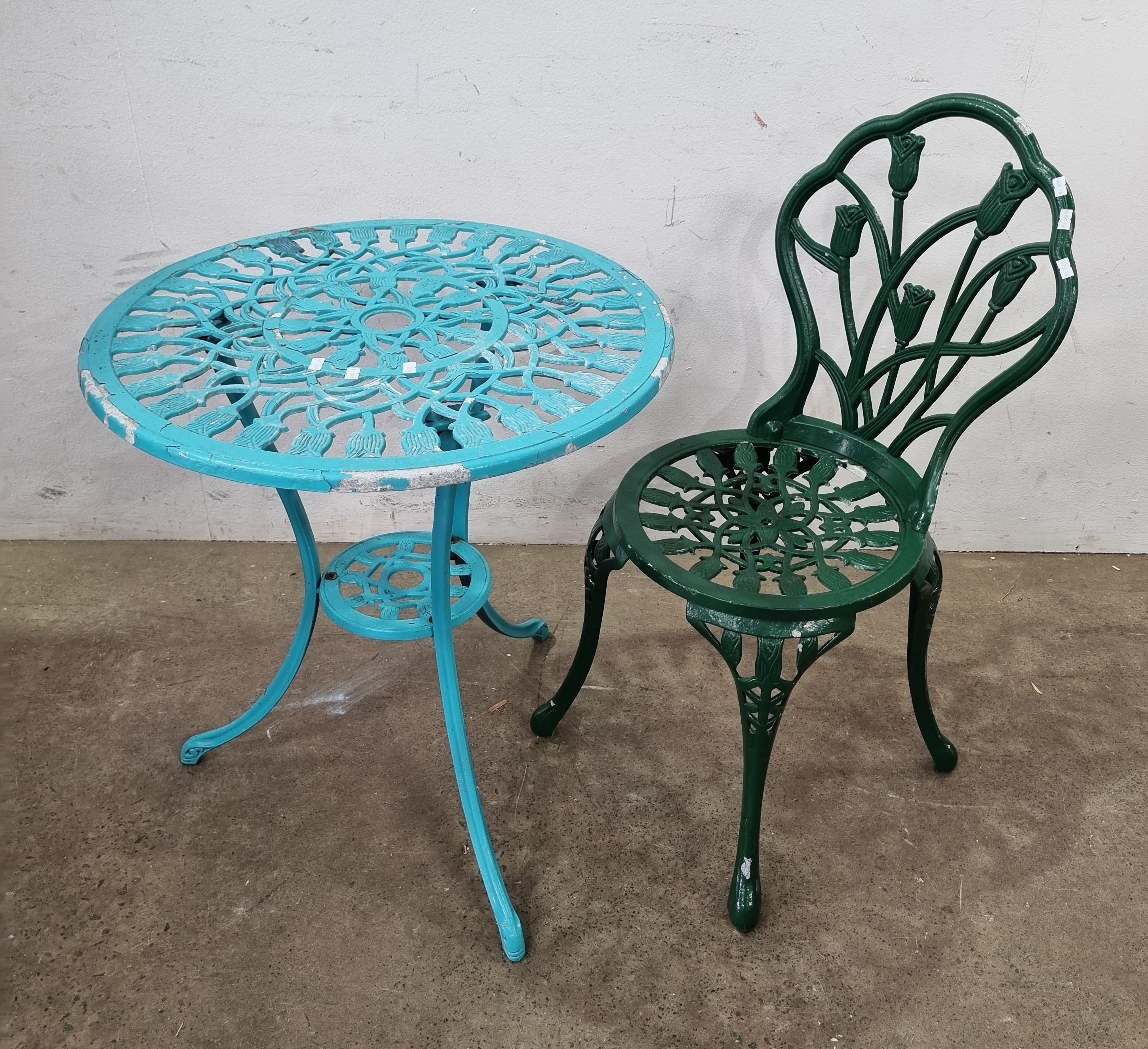 A Two Piece Outdoor Setting