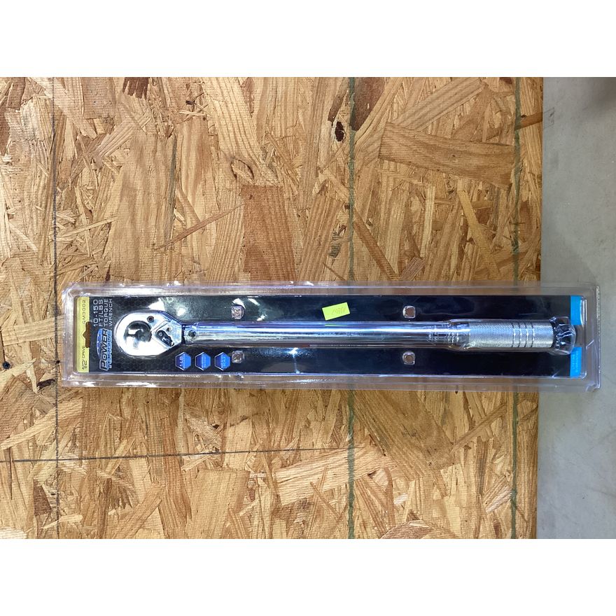 Power Torque 10-150 Ft./Lbs. Torque Wrench w/ Reversible Ratchet SAE & MM Scale