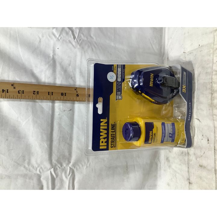 Irwin Strait-Line Marking Chalk & Wide Door Chalk Refill
